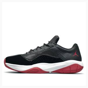 Air Jordan 11 Nike CMFT Low 'Bred' Gym Tênis Masculino Pretas Branco Vermelhas | JD-284WI