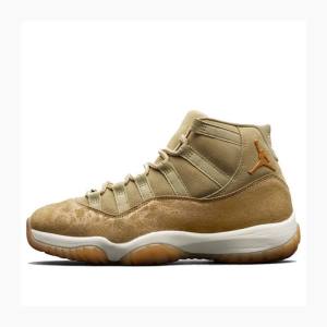 Air Jordan 11 Nike Retro Neutros Tênis de Basquete Feminino Verde Oliva Marrom | JD-145EM