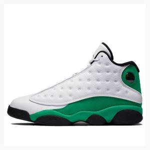 Air Jordan 13 Nike Retro Lucky Tênis de Basquete Masculino Branco Verdes | JD-620DC