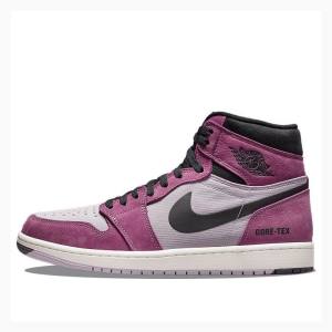 Air Jordan 1 Nike Element Gore-Tex Light Berry Tênis de Basquete Masculino Roxo | JD-538LN