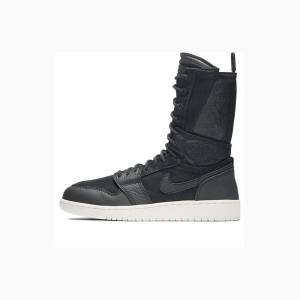 Air Jordan 1 Nike Explorer Tênis de Basquete Feminino Pretas Branco | JD-548JV