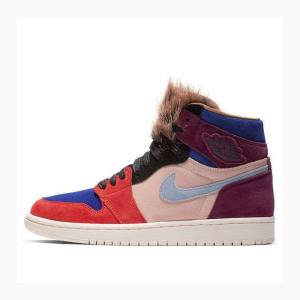 Air Jordan 1 Nike High OG NRG Aleali May Tênis de Basquete Feminino Laranja Azuis Roxo | JD-731VE