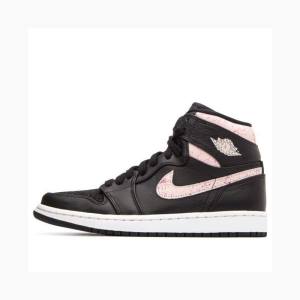 Air Jordan 1 Nike High PREM Silt Tênis de Basquete Feminino Pretas Rosa | JD-036LF