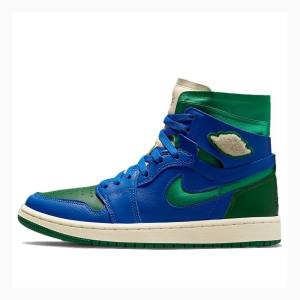 Air Jordan 1 Nike High Zoom CMFT Aleali May Tênis de Basquete Feminino Azuis Verdes | JD-078OY