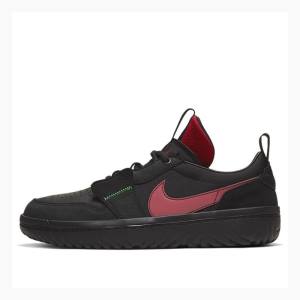 Air Jordan 1 Nike Low React Fearless Tênis Masculino Pretas | JD-654BO