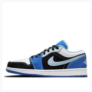 Air Jordan 1 Nike Low SE 'Racer Blue' Tênis Masculino Pretas Azuis | JD-391LD