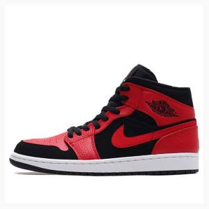 Air Jordan 1 Nike Medio Gym Red Tênis de Basquete Masculino Vermelhas Pretas | JD-905PK