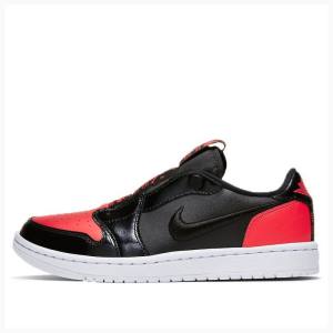 Air Jordan 1 Nike RET Low SLIP JORDAN LEGACY Tênis Feminino Pretas Vermelhas | JD-834LH