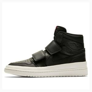 Air Jordan 1 Nike RE HI Double STRP Sail Tênis de Basquete Masculino Pretas | JD-038BR