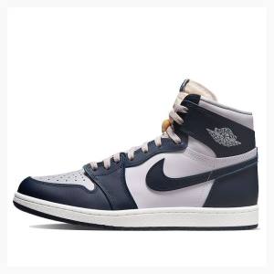 Air Jordan 1 Nike Retro High '85 OG Tênis de Basquete Masculino Azul Marinho | JD-180TL