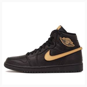 Air Jordan 1 Nike Retro High BHM Tênis de Basquete Masculino Pretas Marrom | JD-763QH