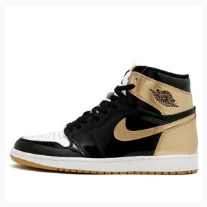 Air Jordan 1 Nike Retro High OG NRG ComplexCon - Gold Top 3 Tênis de Basquete Masculino Pretas Vermelhas | JD-895PQ