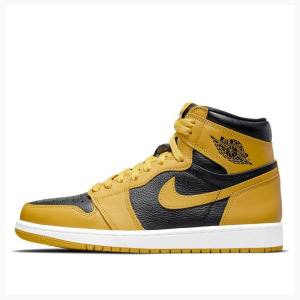 Air Jordan 1 Nike Retro High OG Pollen Tênis de Basquete Masculino Amarelas | JD-623LF