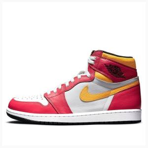 Air Jordan 1 Nike Retro High OG Tênis de Basquete Masculino Vermelhas Amarelas | JD-129SM