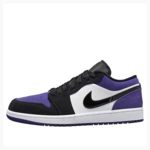 Air Jordan 1 Nike Retro Low Court Tênis Masculino Roxo | JD-641GF