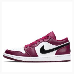 Air Jordan 1 Nike Retro Low Noble Tênis Masculino Vermelhas Pretas | JD-975GP