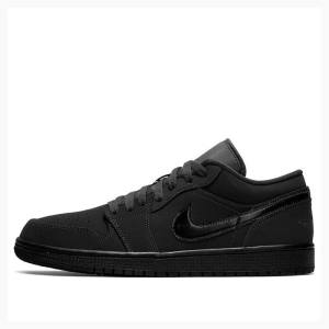 Air Jordan 1 Nike Retro Low Triple Tênis Masculino Pretas | JD-710QA