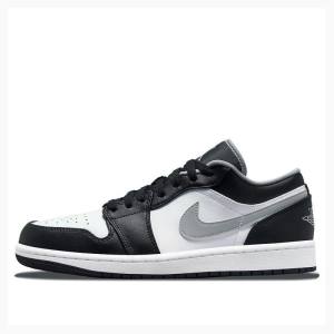 Air Jordan 1 Nike Retro Low Tênis Masculino Pretas Branco Cinzentas | JD-874LD