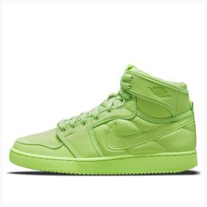 Air Jordan 1 Nike SP AJKO Billie Eilish Tênis de Basquete Feminino Verdes | JD-103TE