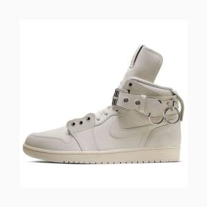 Air Jordan 1 Nike X Comme des Garcons Retro Alças High Tênis de Basquete Masculino Branco | JD-456LJ