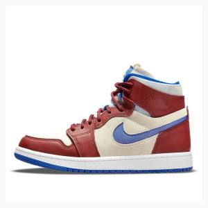 Air Jordan 1 Nike Zoom Air CMFT Team Tênis de Basquete Feminino Vermelhas Azuis | JD-798RP