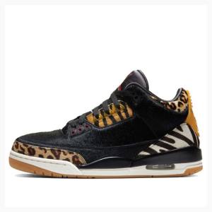 Air Jordan 3 Nike Retro SE Animal Pack Tênis de Basquete Masculino Pretas Marrom | JD-068RN