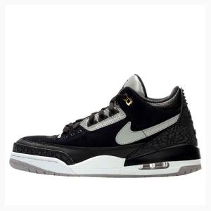 Air Jordan 3 Nike Retro Tinker Cement Tênis de Basquete Masculino Pretas | JD-536UC