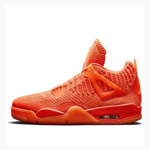 Air Jordan 4 Nike Flyknit Total Tênis de Basquete Masculino Laranja | JD-146ST