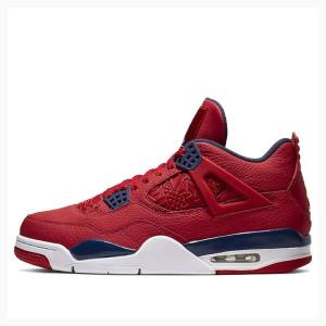 Air Jordan 4 Nike Retro SE FIBA Tênis de Basquete Masculino Vermelhas Pretas | JD-913KR