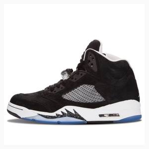 Air Jordan 5 Nike Retro Oreo Tênis de Basquete Masculino Pretas | JD-390LX