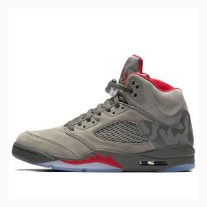 Air Jordan 5 Nike Retro Reflective Camo Tênis de Basquete Masculino Cinzentas | JD-174QT