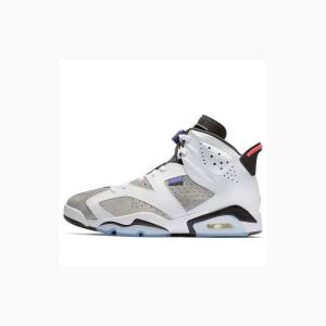 Air Jordan 6 Nike Retro LTR Flint Tênis de Basquete Masculino Branco Cinzentas Pretas | JD-809DV