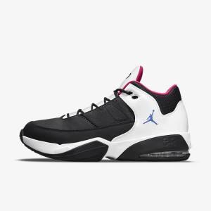 Air Jordan Nike Max Aura 3 Tênis de Basquete Masculino Pretas Branco Rosa Azuis | NK618HVJ