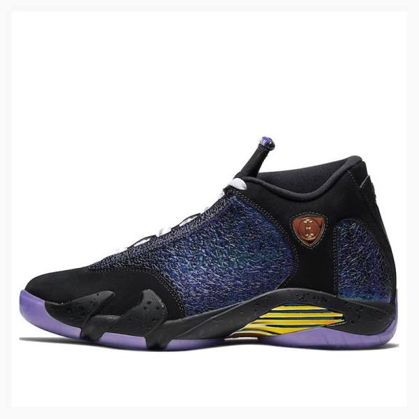 Air Jordan 14 Nike Retro DB \'Doernbecher\' 2019 Tênis de Basquete Masculino Pretas Roxo | JD-256UF